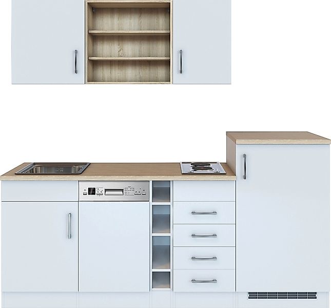 KOCHSTATION Küche "KS-Mali" Breite 210 cm, mit E-Geräten günstig online kaufen