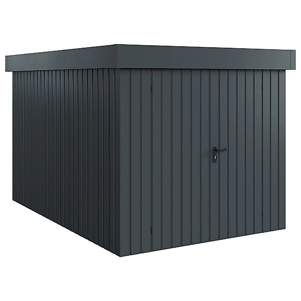 Hörmann EcoStar Gerätehaus Euroline Flachdach 2-flg 237 x 325 cm Anthrazitg günstig online kaufen
