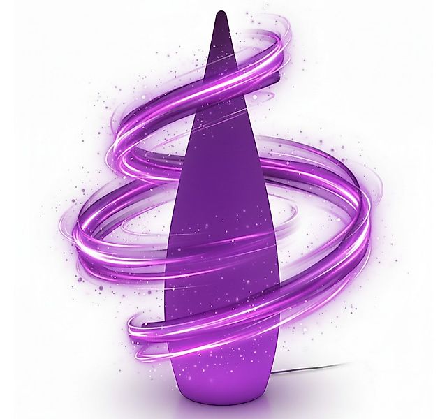 @tec LED Stehlampe kabellos 80 cm Bodenleuchte mit Farbwechsel, Akku, 16 Fa günstig online kaufen