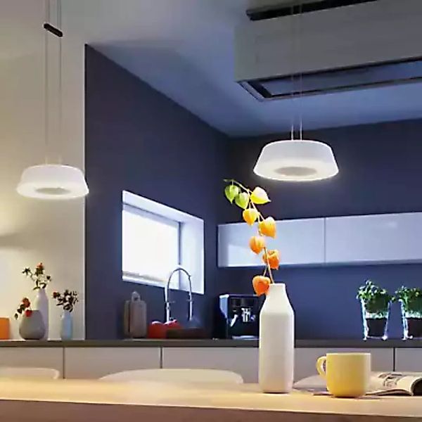 OLIGO Glance LED-Pendellampe zweiflammig grau matt günstig online kaufen