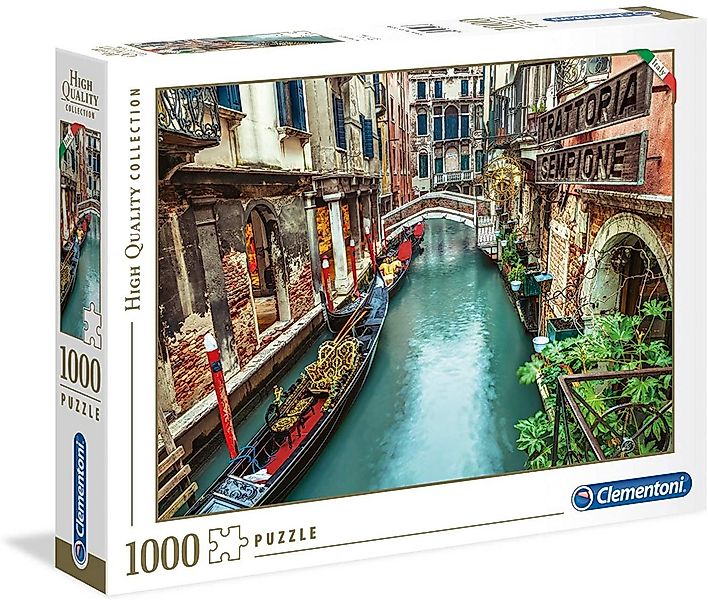 Clementoni® Puzzle High Quality Collection Puzzle "Venedig Kanal", 1000 Puz günstig online kaufen
