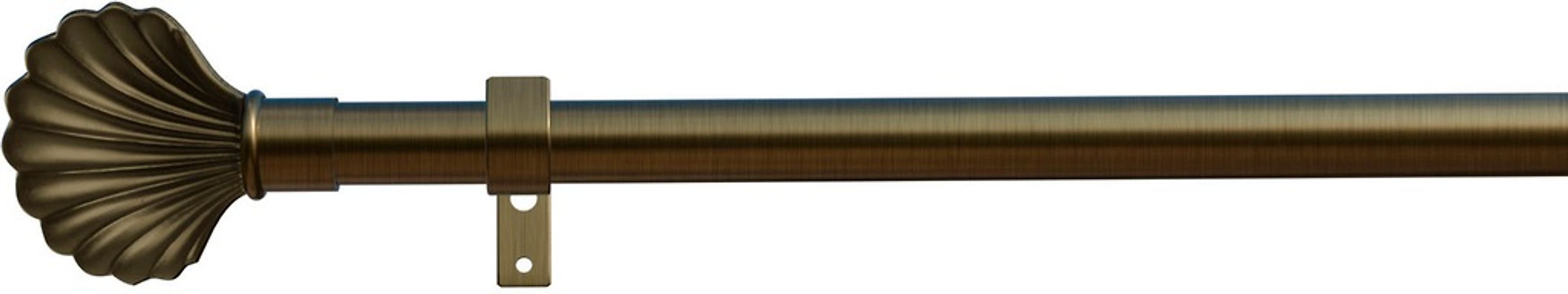 indeko Gardinenstange "Volterra" Ø 16 mm 1 läufig-läufig Wunschmaßlänge günstig online kaufen