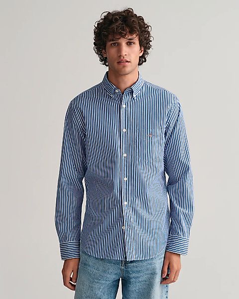 Gant Langarmhemd "REG POPLIN STRIPE SHIRT" günstig online kaufen