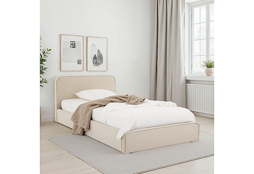 IDIMEX Polsterbett MARINI, Bett 90x200 cm mit Lattenrost Einzelbett mit Kop günstig online kaufen