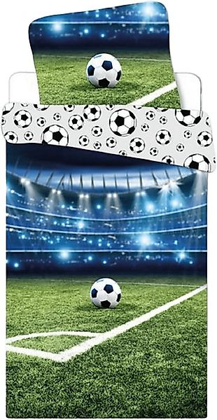 BrandMac Kinderbettwäsche Bettwäsche Fußball Stadion 135 x 200 cm, 100 % Ba günstig online kaufen