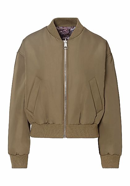 BOSS ORANGE Wendejacke "Pikomba Premium Damenmode" mit BOSS Logo-Badge, Blo günstig online kaufen