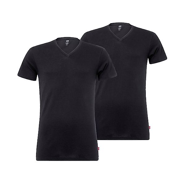 Levi's 2-er Set T-Shirt V-Ausschnitt Schwarz günstig online kaufen