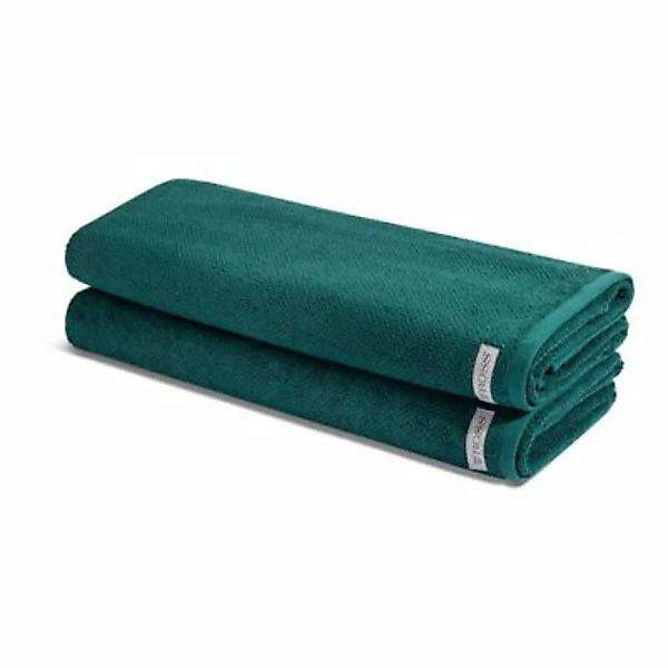 Ross 2 X Saunatuch im Set Selection - Organic Cotton Handtücher grün günstig online kaufen