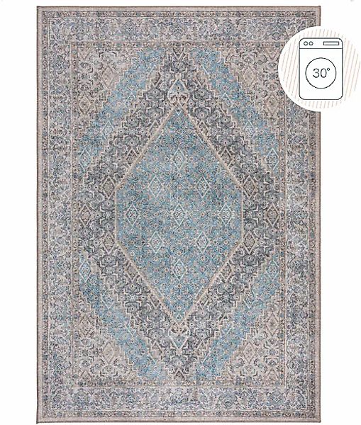 FLAIR RUGS Teppich »Corin«, rechteckig, 4 mm Höhe, Waschbarer Traditionelle günstig online kaufen