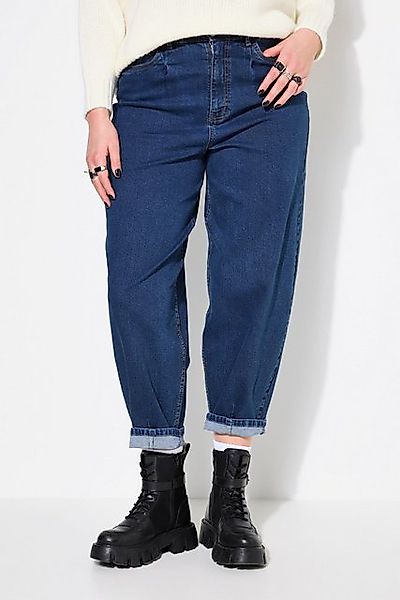 Studio Untold Regular-fit-Jeans Ballon-Jeans Dark-Denim High Waist 5-Pocket günstig online kaufen