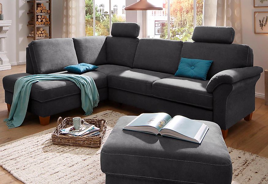 Home affaire Ecksofa "Borkum L-Form, B: 249 cm - OTTO. Verlässliche Qualitä günstig online kaufen