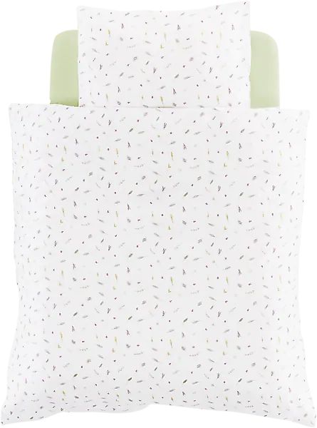 Träumeland Babybettwäsche »Sommergrün« 2 Stk. tlg. mit Allover-Print günstig online kaufen