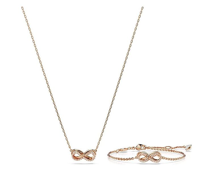 Swarovski Kristallanhänger Swarovski Set Hyperbola 5682483 Weiß, Roségold-L günstig online kaufen
