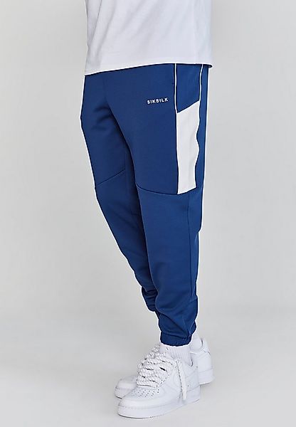 Siksilk Jogger Pants SikSilk Herren Marineblaue Muscle Fit Jogginghose günstig online kaufen