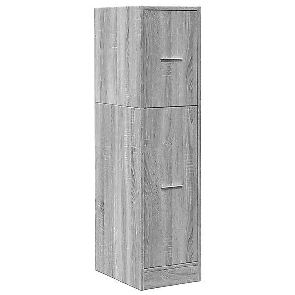 vidaXL Apothekerschrank Grau Sonoma 30x41x118 cm Holzwerkstoff 855165 günstig online kaufen