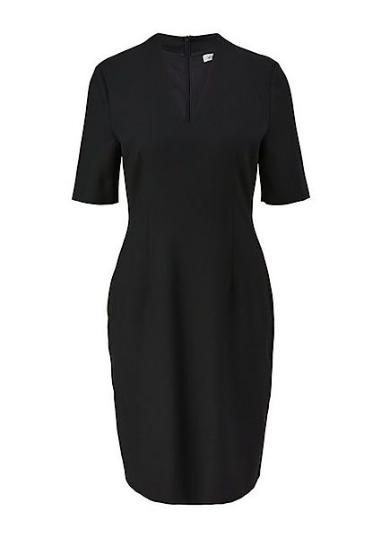 s.Oliver BLACK LABEL Minikleid Etuikleid aus Viskosemix Teilungsnähte günstig online kaufen