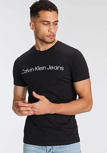 Calvin Klein Jeans T-Shirt "CORE INSTITUTIONAL LOGO SLIM TEE", mit logo-Sch günstig online kaufen