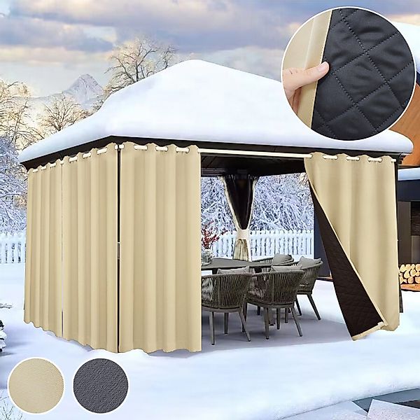 Sunicol Outdoorvorhang Outdoor Thermovorhang, Wasserdicht, Winter günstig online kaufen
