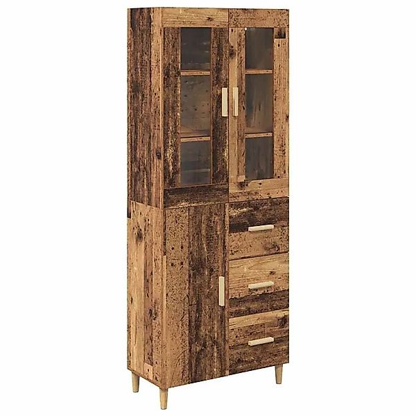 vidaXL Highboard Altholz 69,5 x 34 x 180 cm Holzwerkstoff 3415771 günstig online kaufen