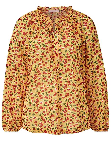 Chiffon-Bluse mit Kirsch-Print SIENNA Multicolor günstig online kaufen