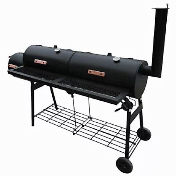 Barbecue-smoker Grill Nevada Xl Schwarz günstig online kaufen