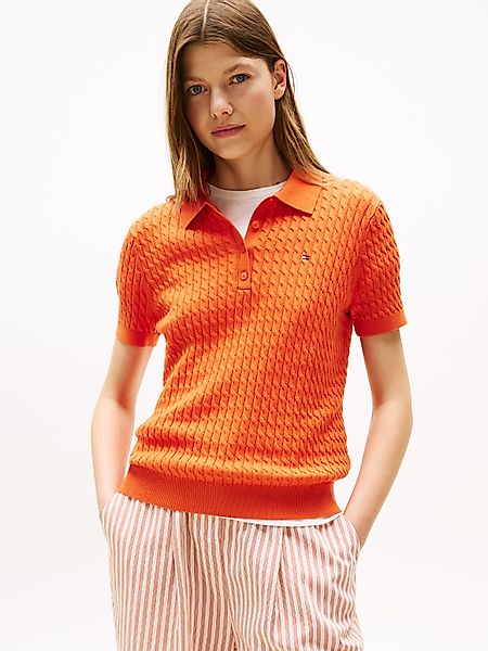 Tommy Hilfiger Poloshirt CO CABLE POLO-NK günstig online kaufen