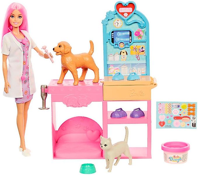 Barbie Anziehpuppe Haustierklinik Spielset günstig online kaufen