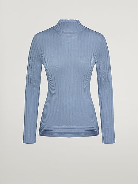 Wolford - Cashmere Top Long Sleeves, Frau, tempest, Größe: XS günstig online kaufen