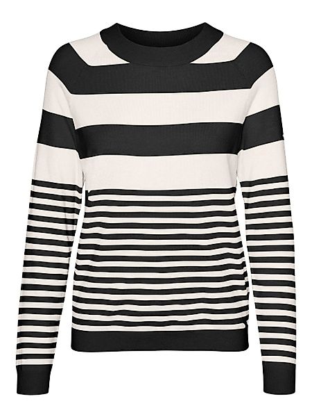 Vero Moda Rundhalspullover "VMHAPPINESS LS RAGLAN PULLOVE GA BOO REP" günstig online kaufen