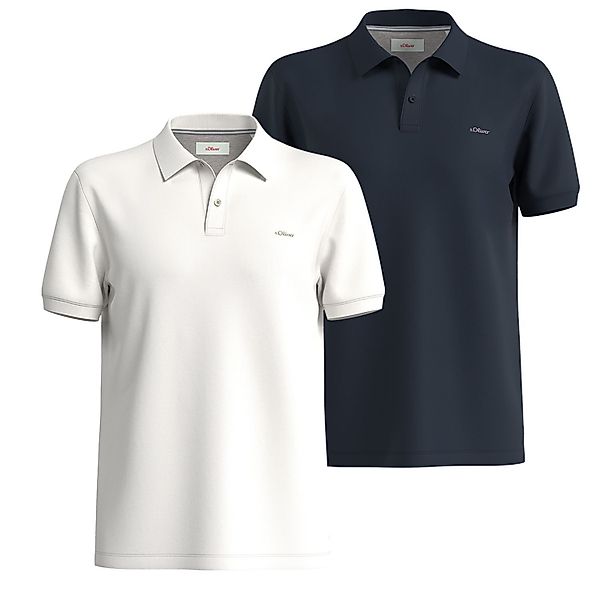 s.Oliver Poloshirt Poloshirt kurzarm, Piqué, Kragen, günstig online kaufen