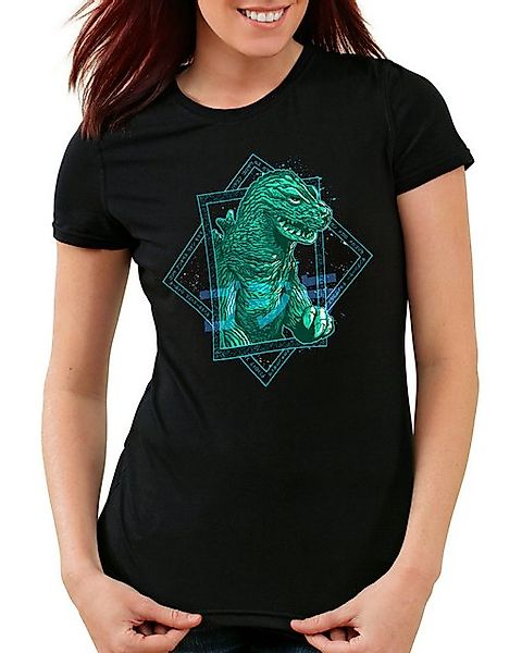 style3 T-Shirt Gojira Blue kinofilm japan monster godzilla günstig online kaufen