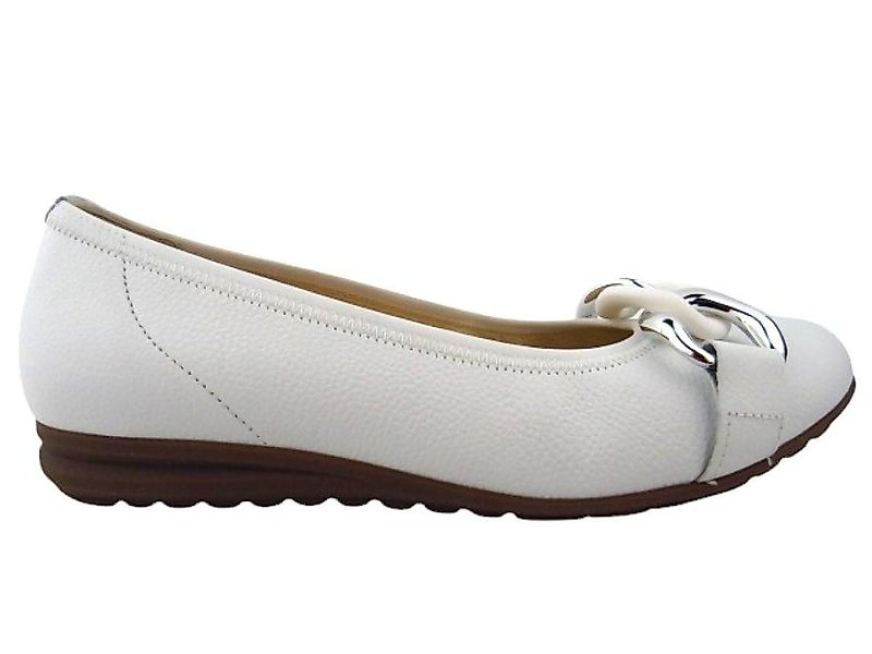 Gabor Comfort Cervo weiss Slipper günstig online kaufen