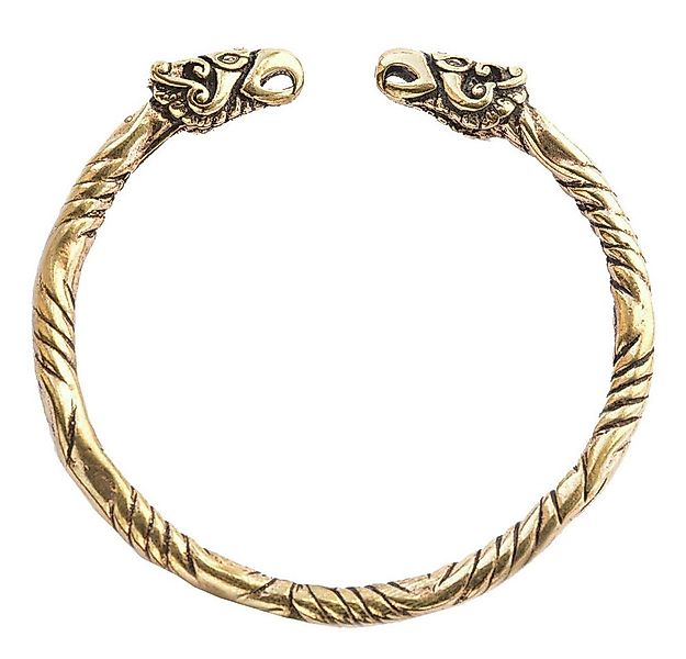 HOPLO Armband Großer Männer Armreif Hugin Munin Odins Raben Bronze - Viking günstig online kaufen