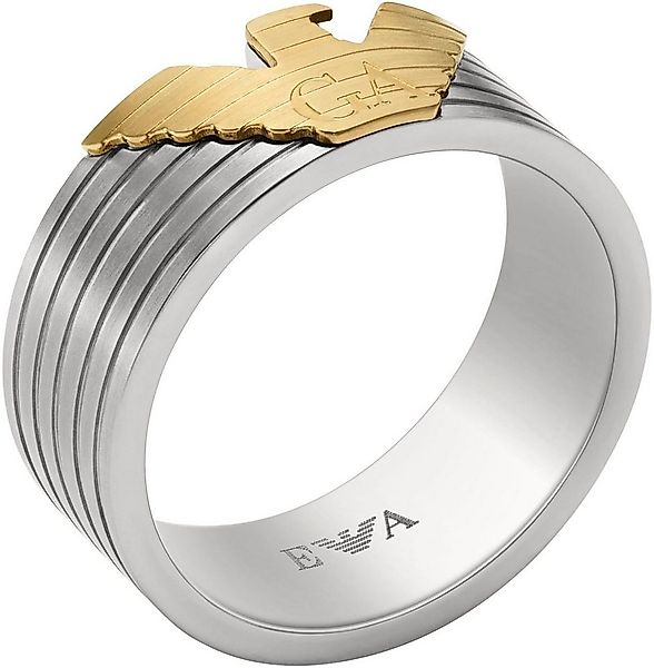 Emporio Armani Fingerring Schmuck Geschenk Edelstahl Ring EAGLE LOGO günstig online kaufen
