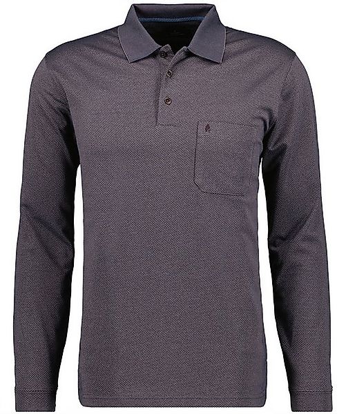 RAGMAN Langarm-Poloshirt Polo LS fish net günstig online kaufen