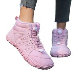 Refttenw Leichte Rutschfeste Barfußschuhe Gefüttert Winterstiefel günstig online kaufen