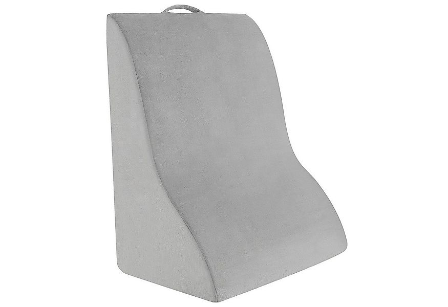 KOMFOTTEU Keilkissen Lesekissen Rückenkissen, mit Griff & waschbarem Bezug günstig online kaufen