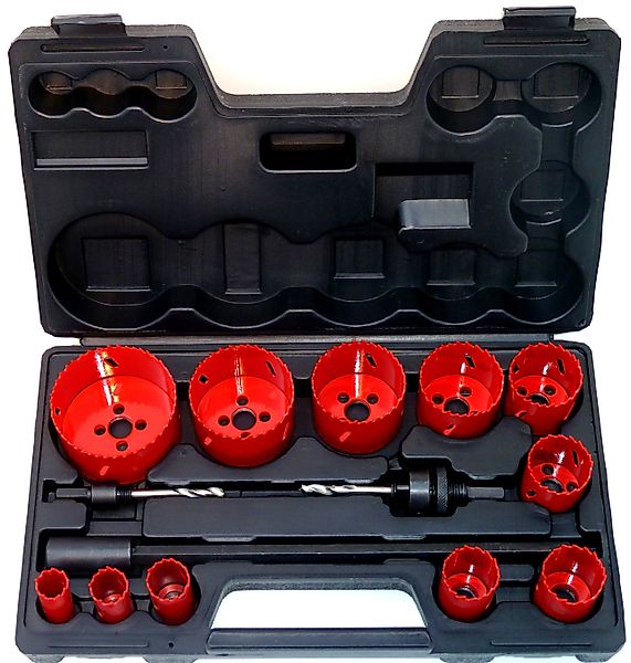 PeTools Lochsäge 14tlg HSS-E Co8 Edelstahl-Dosenbohrer-Bohrer günstig online kaufen