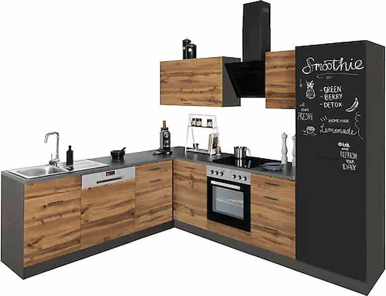 KOCHSTATION Winkelküche "KS-Trier", ohne E-Geräte, Stellbreite 220/270 cm günstig online kaufen