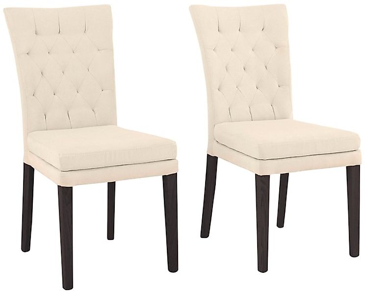 Home affaire 4-Fußstuhl »Colorado« (Set) 4 Stk. Luxus-Microfaser Beine aus günstig online kaufen