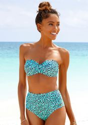 LASCANA Highwaist-Bikini-Hose Mae softe Microfaser, Mix-Kini günstig online kaufen