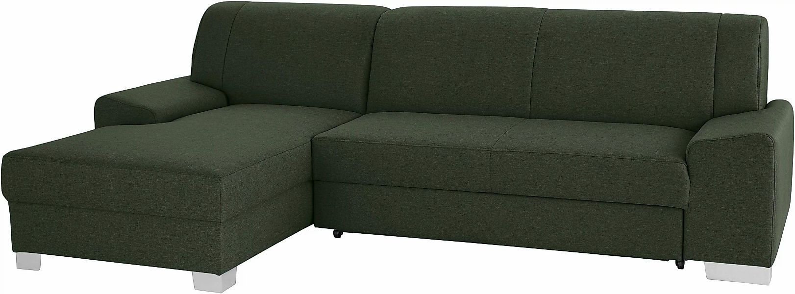 DOMO collection Ecksofa "Anzio L-Form", wahlweise mit Bettfunktion und Fede günstig online kaufen