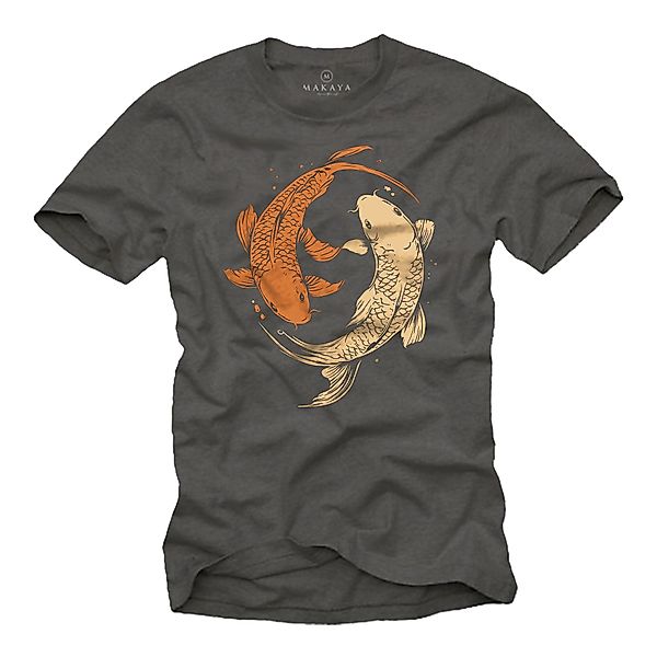 MAKAYA T-Shirt mit Yoga Motiv Yin günstig online kaufen