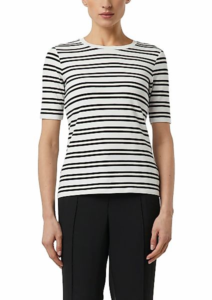 Comma T-Shirt im Streifen-Design günstig online kaufen