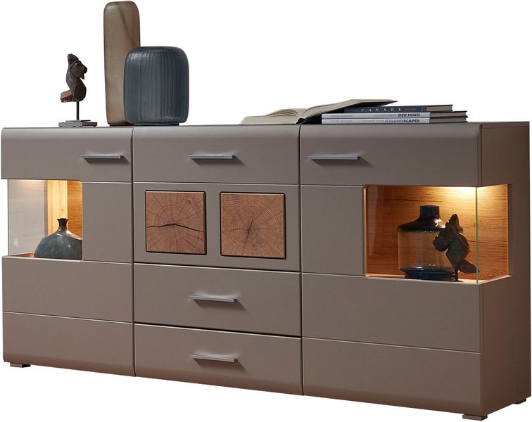 Innostyle Sideboard "FUN PLUS II" 2 Holztüren, 3 Schubläden, 7 Fächer, Soft günstig online kaufen