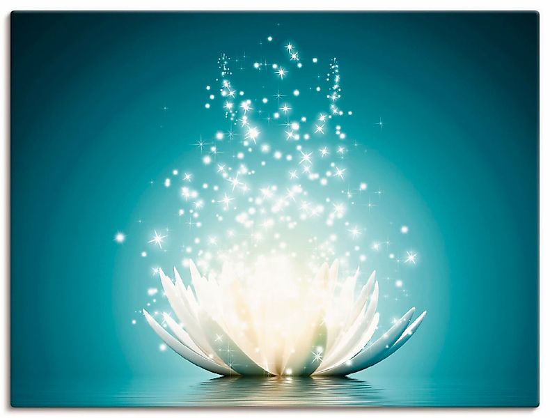 Artland Wandbild "Magie der Lotus-Blume" 1 Stk. tlg. als Alubild, Outdoorbi günstig online kaufen