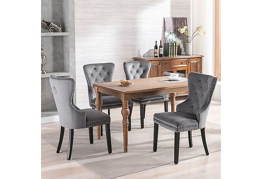 Flieks Esszimmerstuhl (4er Set, 4 St), 4er Set Polsterstühle Küchenstuhl Wo günstig online kaufen