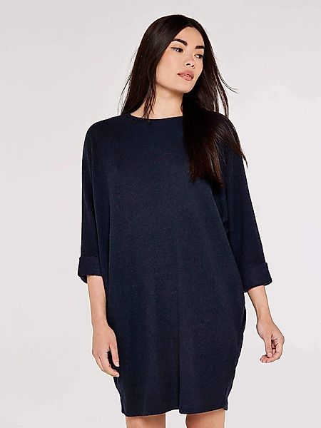 Apricot Minikleid Cocoon-Minikleid, mit Umschlagärmeln günstig online kaufen