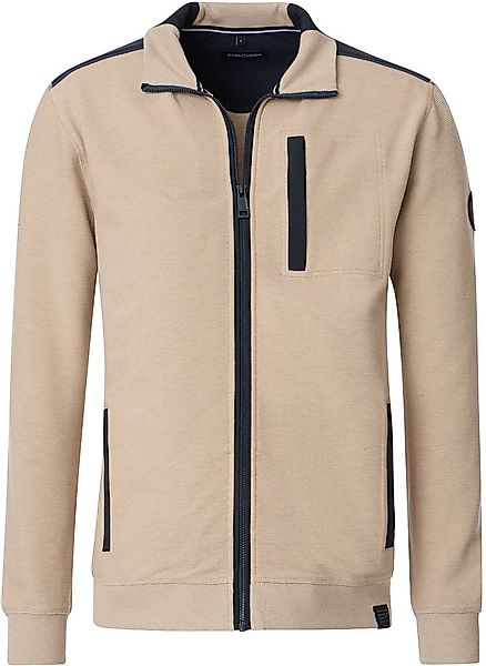 Casa Moda Strickjacke Zip Beige - Größe XL günstig online kaufen