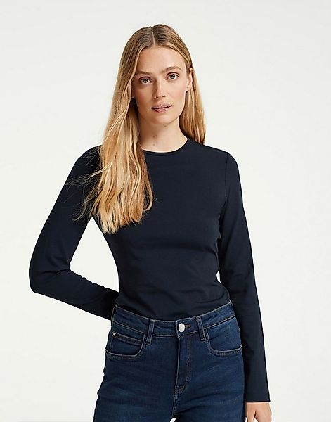 OPUS Langarmshirt SMILLA aus Jersey figurbetont geschnitten, weicher Griff, günstig online kaufen